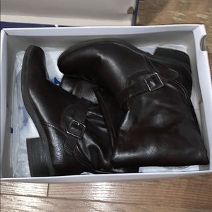 Dark Brown Riding Boots